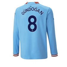 Manchester City Ilkay Gundogan #8 Hemmatröja 2022-23 Långa ärmar